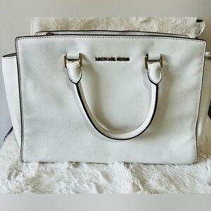 Michael Kors White Tote Bag